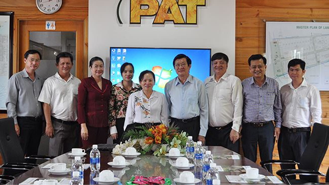 Nguyên Chủ Tịch Nước Trương Tấn Sang Thăm Và Làm Việc Với KCN Phú An Thạnh