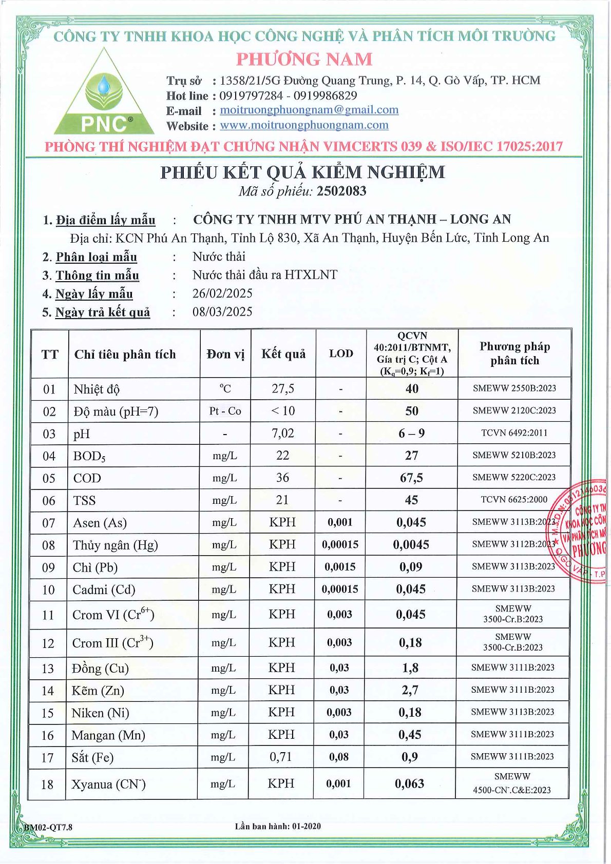 Khu công nghiệp Phú An Thạnh
