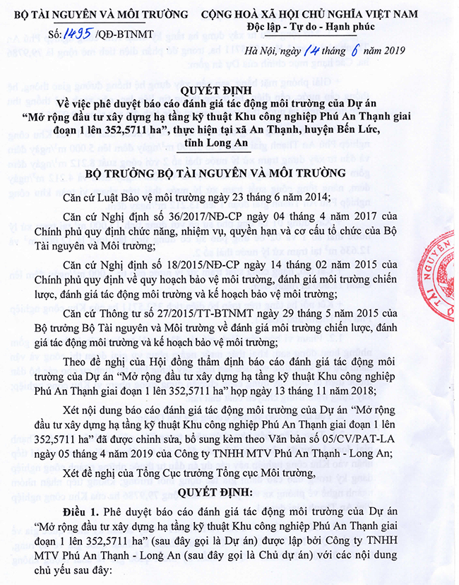 Khu công nghiệp Phú An Thạnh