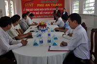 Lễ trao giấy CNQSDĐ cho công ty FUKUI