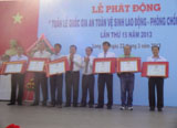 Lễ phát động ” Tuần lễ quốc gia an toàn vệ sinh lao động và phòng chống cháy nổ”