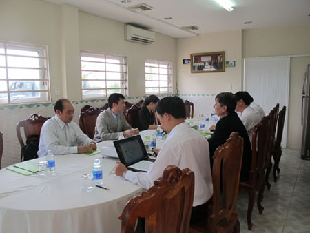 Khu công nghiệp Phú An Thạnh tiếp Tập đoàn Sumitomo (Nhật Bản)